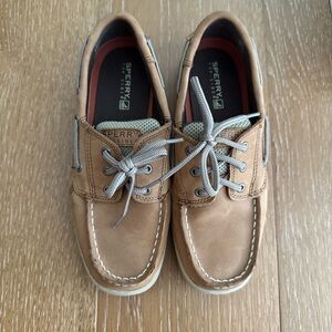 Sperry Kids Brown Billfish Boat Shoes Boys 5.5